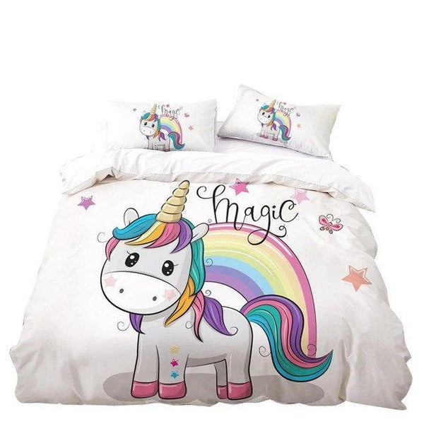 Two-Person Unicorn Bed Set